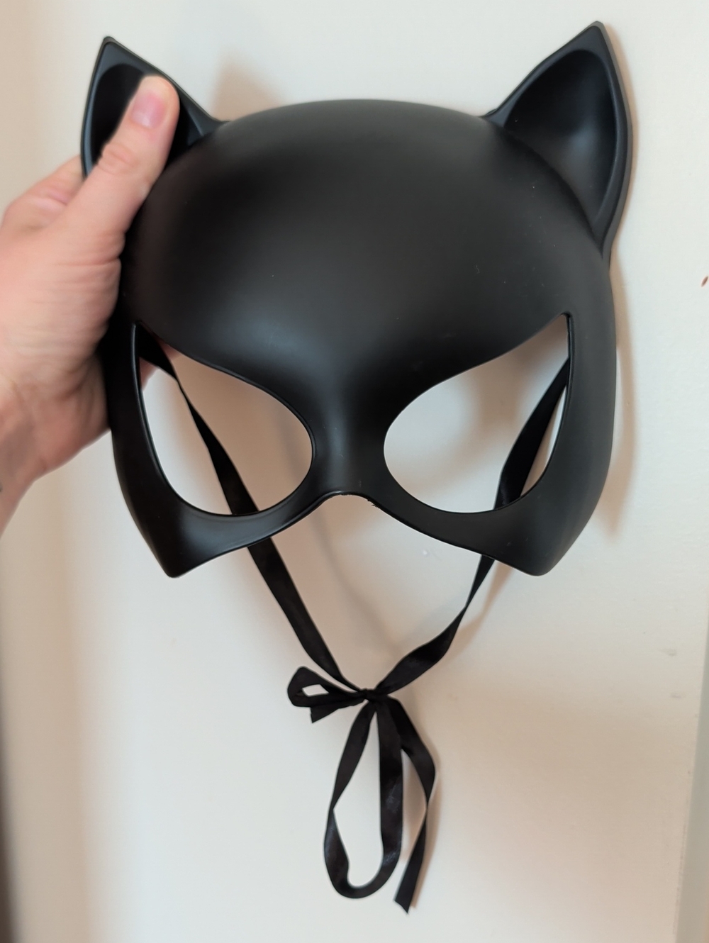 🩵4/$20 Women's Black Catwomen Cat Eye Mask Costume Accessory